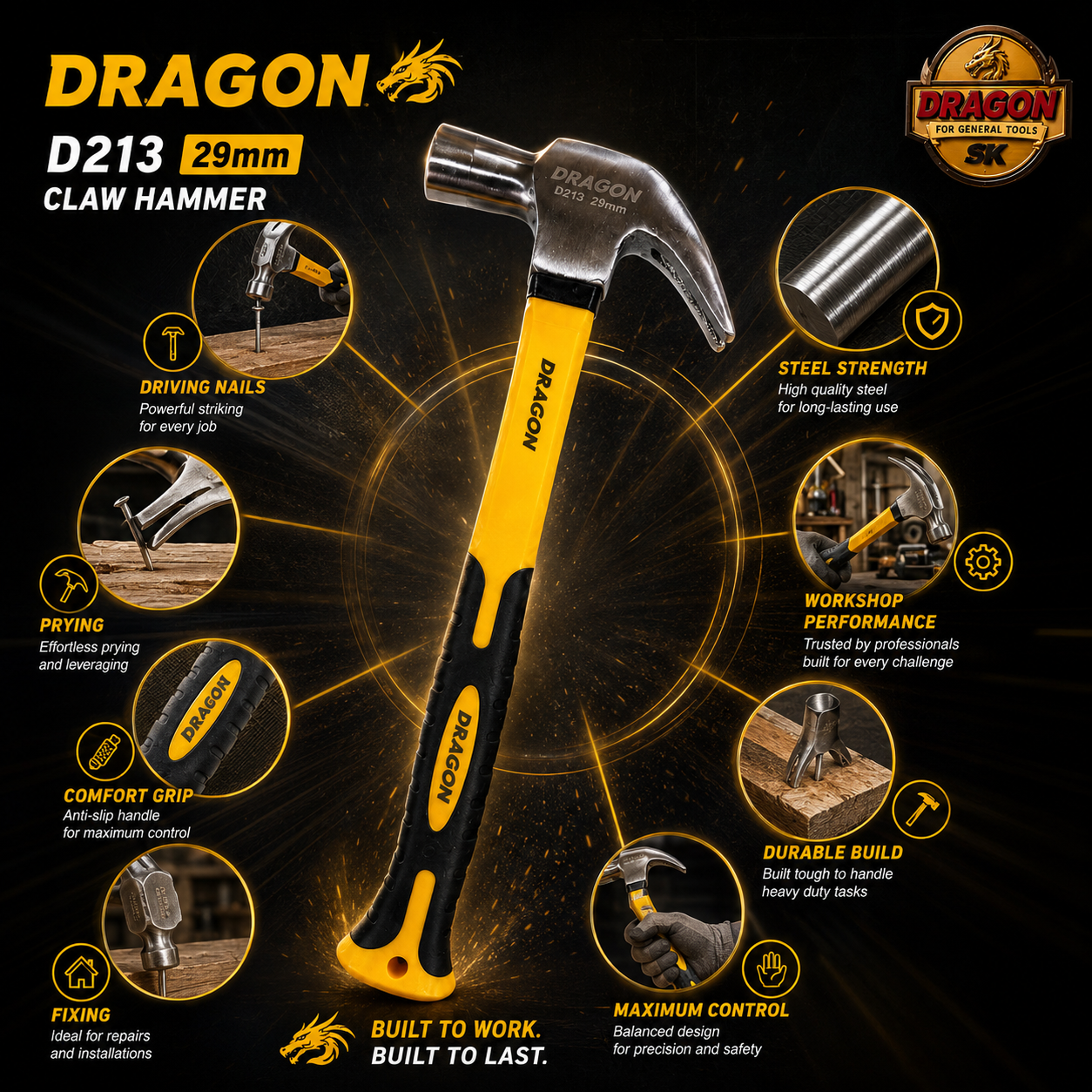جکوجی قولاپدار ٢٩ ملم DRAGON D213  / جكوج مخلب قياس 29mm DRAGON D213  / Dragon / D213 · جکوجی · قولاپدار · ٢٩ · ملم · dragon · d213 · جكوج · مخلب · قياس · 29mm — وێنە 9