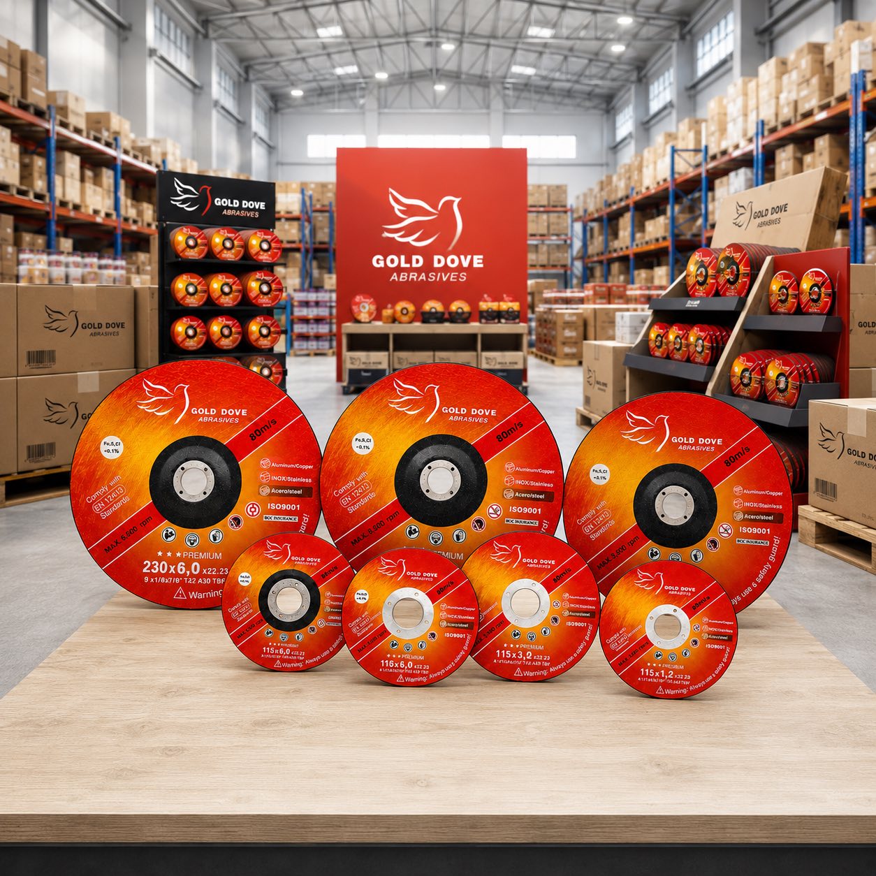 دەوە کوسرەی GOLD بە چەند قەبارە / قرص قص GOLD بأحجام متعددة / GOLD-CUTTING-DISC-MULTI · دەوە · کوسرەی · gold · بە · چەند · قەبارە · قرص · قص · بأحجام · متعددة · cutting · disc · multi — وێنە 7