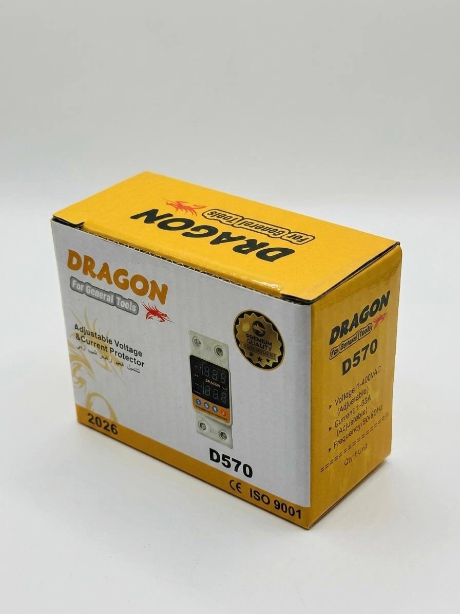 (سرکیت) ئامێری پاراستنی کارەبای دراگۆن / جهاز حماية الفولتية والتيار دراغون / Dragon / D570 · سرکیت · ئامێری · پاراستنی · کارەبای · دراگۆن · جهاز · حماية · الفولتية · والتيار · دراغون · dragon · d570 — وێنە 2