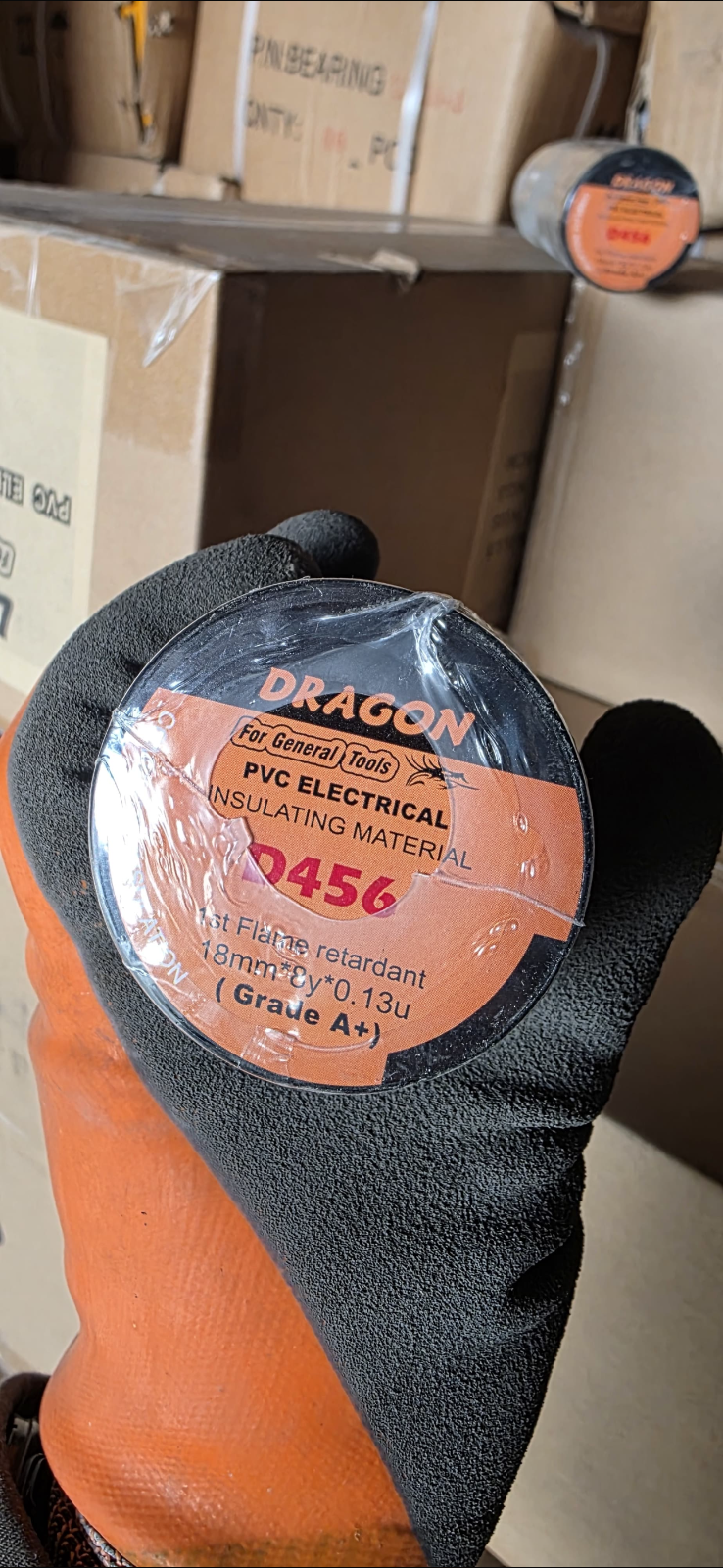 تیب ڕەشی کارەبایی دراگۆن / تيب (لاصق) كهرباء أسود دراغون  / Dragon / D456 · تیب · ڕەشی · کارەبایی · دراگۆن · تيب · لاصق · كهرباء · أسود · دراغون · dragon · d456 — وێنە 3
