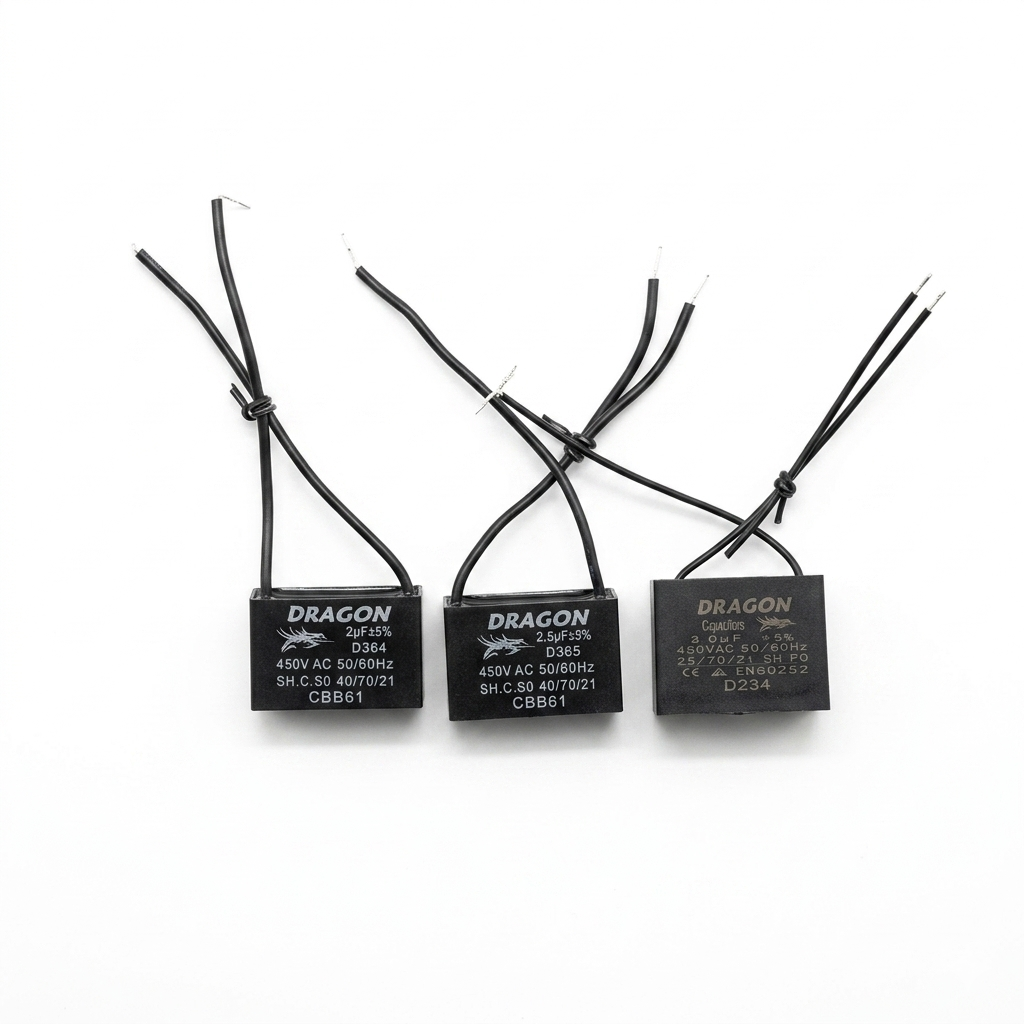 کۆندێنسەری پانکەی DRAGON D364 بە قیاسەکانی 2µF، 2.5µF، 3µF و 3.5µF / مكثف مروحة DRAGON D364 بقياسات 2µF، 2.5µF، 3µF و 3.5µF / D364 · کۆندێنسەری · پانکەی · dragon · d364 · بە · قیاسەکانی · 2µf · 5µf · 3µf · مكثف · مروحة · بقياسات