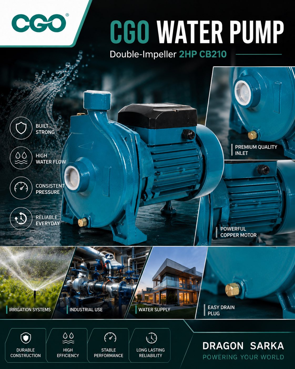 ماتۆری ئاوی CGO دوو پڕۆپێلە 2HP CB210 / ماطور ماء CGO دبل فراشة 2HP CB210 / ®CGO / SK315 · ماتۆری · ئاوی · cgo · دوو · پڕۆپێلە · 2hp · cb210 · ماطور · ماء · دبل · فراشة · ®cgo · sk315 — وێنە 10