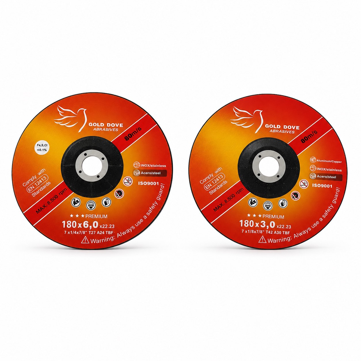 دەوە کوسرەی GOLD بە چەند قەبارە / قرص قص GOLD بأحجام متعددة / GOLD-CUTTING-DISC-MULTI · دەوە · کوسرەی · gold · بە · چەند · قەبارە · قرص · قص · بأحجام · متعددة · cutting · disc · multi