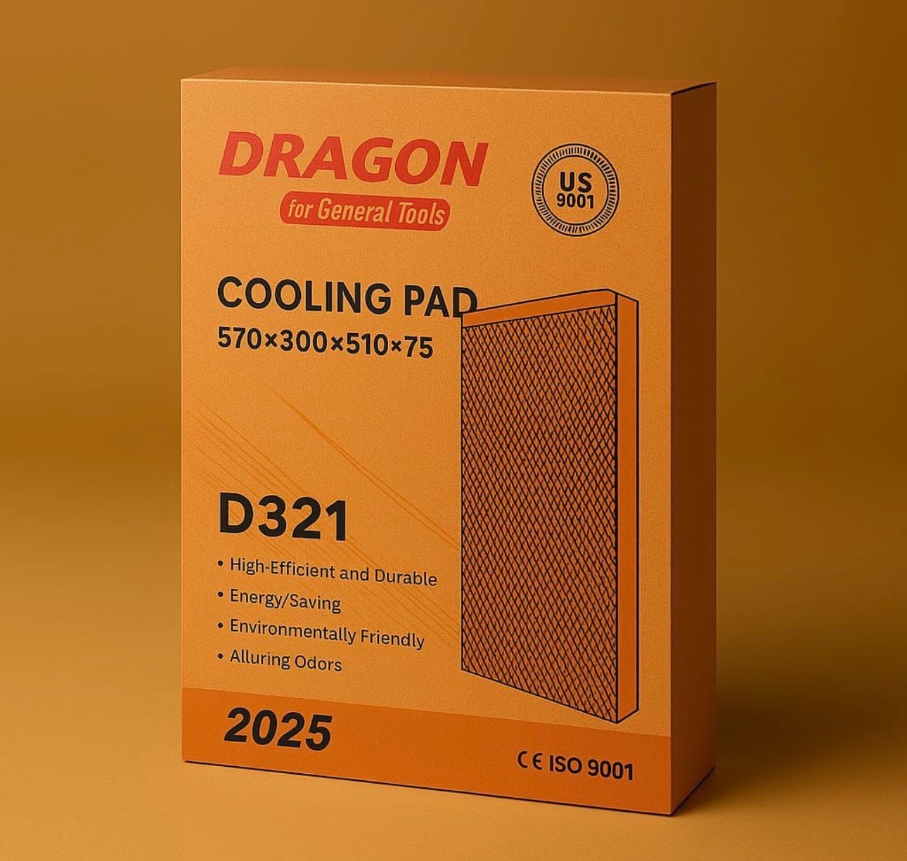 پوشی کارتۆنی موبەریدە (Cellulose Pad) / حلفة وسادات التبريد الكرتونية  / Dragon / pad · پوشی · کارتۆنی · موبەریدە · cellulose · pad · حلفة · وسادات · التبريد · الكرتونية · dragon — وێنە 3